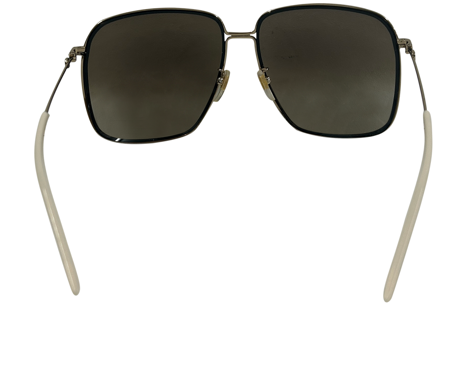 Gucci Gafas Graduadas Rectangulares, 100&euro;, Accesorios, Rojo/Verde, Metal - Latón, Vista trasera